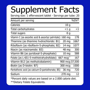 Suplementos Herbales de Marca Privada, Tabletas de Super Complejo B, 20 Tabletas con Tiamina y Riboflavina, Convertidor de Alimentos en Tabletas Fáciles de Absorber - Product Image 6