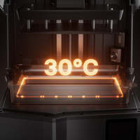 Elegoo Saturn 4 Ultra 16k Écran mono 10 pouces avec chauffage intelligent de réservoir à 30 °C Caméra AI améliorée avec imprimante 3D en résine légère