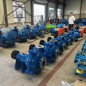 Pompe à boue centrifuge horizontale électrique largement utilisée dans l'exploitation minière métallurgique, pompe à sable résistante à l'usure - Product Image 6