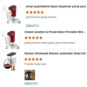 Wholesale Rechargeable 1200mah Whiskey Decanter Wine Aerator Automatic Electric Wine Dispenser for Home - Product Image 5