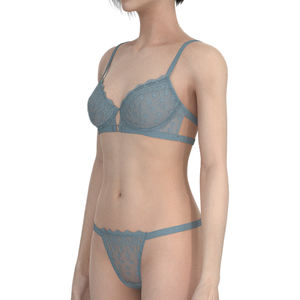 Biancheria intima donna ricamo ragazze indiane in reggiseno mutandine Sexy reggiseno e brevi set - Product Image 5