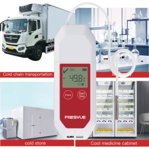 Chuỗi lạnh dữ liệu nhiệt độ <span class=keywords><strong>logger</strong></span> với-50 ° C thăm dò, thiết kế tái sử dụng, tự động PDF/CSV xuất khẩu - Product Image 6