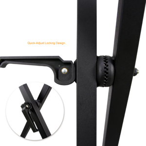 K-720B Quick-Adjust Locking Design Adjustable Metal Musical <b>Instrument</b> Single-X <b>Keyboard</b> Stand - Product Image 4
