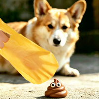 Sacs à déjections canines en PE de haute qualité, fournis directement par l'usine, avec logo personnalisé imprimé, parfumés, anti-odeur, imperméables, en HDPE, thermoscellables, avec poignée