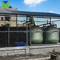 Usine de traitement des eaux usées conteneurisée de 1000 m³/jour pour les eaux usées d'abattoir, projet réel des Philippines