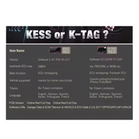 Herramientas de Programación de ECU Kess V2 V5.017 Online 2.80 y KTAG 7.020 2.25 para la UE, Herramientas de Ajuste OBD2, Programador de ECU Kess Ktag en Caja