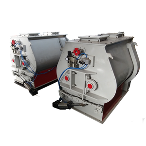 Pneumatic Large Door Discharge Double Shaft Paddle Mixer Efficient Blender for Livestock Feed Chemicals Powder Mixing <b>Motor</b> - Product Image 1