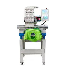 Automatic Computerized T Shirt Embroidery Machine / Single Head Embroidery Machine / Computerized Embroidery Machine