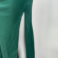 Robe de soirée longue trapèze personnalisable, élégante et amincissante, avec perles, respirante et naturelle, au design haut de gamme