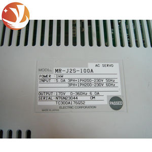 नया मूल कारखाना इन्वेंट्री-MR-J2S-100A सर्वो ड्राइवर पीएलसी प्रोग्रामिंग के लिए उपयुक्त-औद्योगिक स्वचालन पीएलसी नियंत्रक - Product Image 2