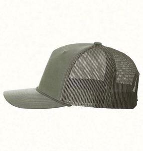 Casquette de camionneur en maille à 5 panneaux avec impression 3D en mousse gonflée de haute qualité, broderie de logo personnalisée, casquette élégante de style hip-hop et sport - Product Image 4