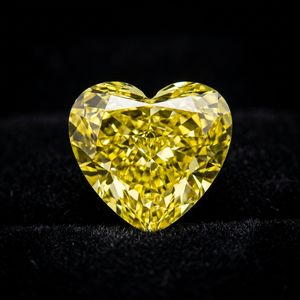 Diamant VS1 Jaune Taille Cœur, Couleur Fantaisie, Cultivé en Laboratoire, Certifié IGI, Taille Brillant pour la Fabrication de Bijoux par AURA LUXURIA - Product Image 6