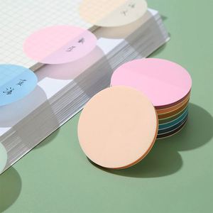 Hengxin Hot Products 50 Sheets PET Round <b>Sticky</b> <b>Notes</b> Wholesale Transparent Color <b>Sticky</b> <b>Note</b> Pads - Product Image 6