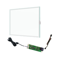 Nouvel écran tactile capacitif USB série de 32 à 55 pouces, écran HMI pour usage professionnel, panneau en verre transparent, Android 16:9, 3 ans