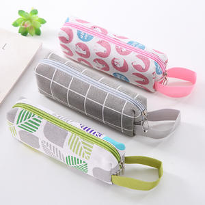 Estuche para Lápices de Tela con Cremallera, Estuche Personalizado para Lápices, Bolsa para Lápices de Lona - Product Image 1