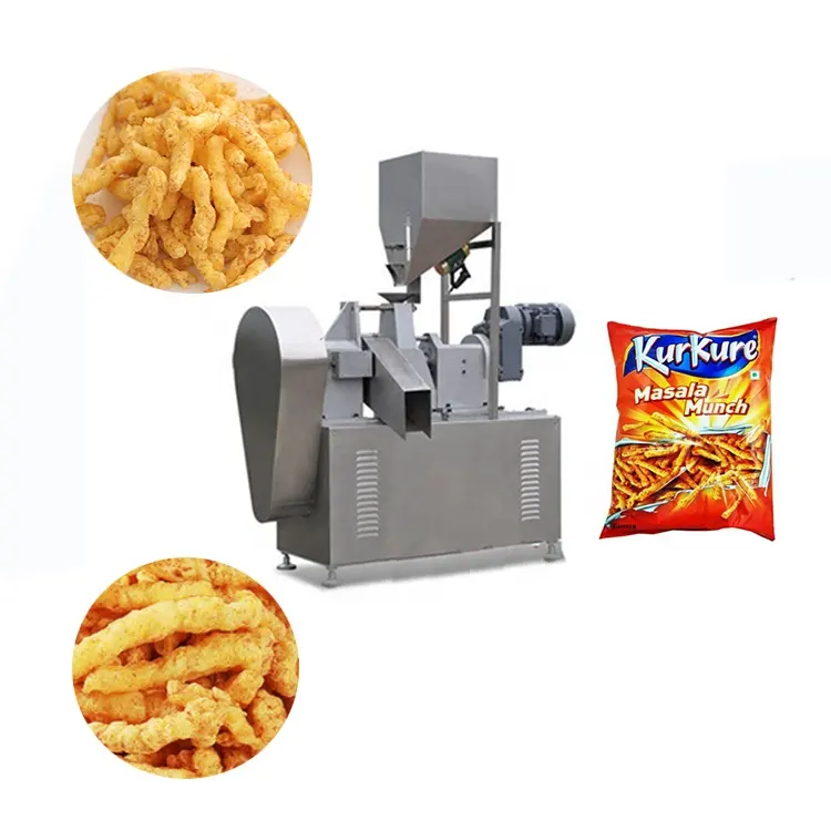 Automatische Cheetos Productielijn Gebakken Kurkure Cheetos Snacks Making Machine