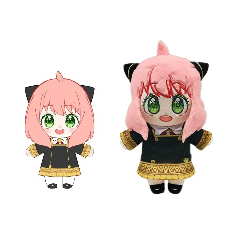 Figurine de jeu en peluche personnalisée à la mode Anime poupées en peluche avec accessoires amovibles jouet en peluche