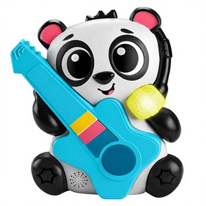 Jouet musical Panda pour bébé, guitare éducative pour jeu d'imitation, jouet interactif en plastique pour l'apprentissage des tout-petits, cadeau de Noël - Product Image 2