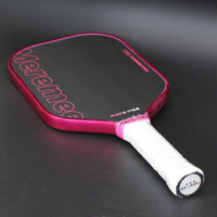 Raquette de pickleball en fibre de carbone avec logo personnalisé, approuvée UPA-A, thermoformée, noyau en nid d'abeille MaxCell de 16 mm
