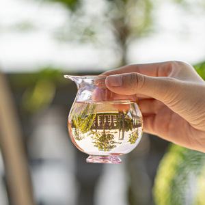 Heat Resistant Glass Fairness <b>Cup</b> 350ml Round High Borosilicate <b>Tea</b> Dispenser For Kung Fu <b>Tea</b> <b>Set</b> - Product Image 1