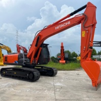Excavatrice sur chenilles hydraulique d'occasion Hitachi ZAXIS210 de haute qualité, CE, 21 tonnes, 90% neuve, d'origine japonaise, à prix abordable