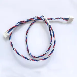 UL Diakui XH 2.5 Mm Pitch 4 Pin 22AWG Kawat Kabel Konektor Elektronik