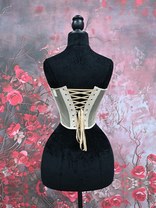 Corset bustier spectaculaire sans bretelles, à décolleté cœur, avec empiècements en maille contrastante et baleiné, pour des looks avant-gardistes et des tenues de soirée - Product Image 6