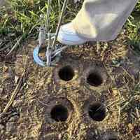Outil de forage à ressort réglable pour le sol avec 12 tailles de diamètre pour la plantation