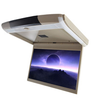Monitor Dashboard Mobil Android 12,5 Inci 4K untuk Layar Cerdas Flip Ceiling TV DSP MP3 untuk Kursi Belakang Kendaraan
