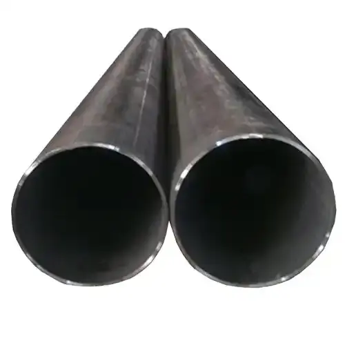 Tuyau d'acier soudé au carbone noir d'ASTM A53 SAE1008 S235 S275 ERW tuyau de fer 6 /12 M