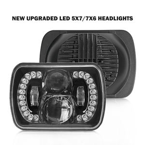 Faros delanteros Led de 24 voltios, 5x7, 7x6 pulgadas, faros delanteros de 7 pulgadas, faros delanteros de 7 "Para camioneta para Jeep <span class=keywords><strong>Pick</strong></span> <span class=keywords><strong>up</strong></span> Car - Product Image 3