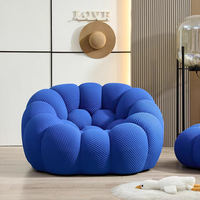 Canapé bulle moderne très vendu pour une personne, fauteuil de relaxation confortable en tissu, idéal pour les appartements et les hôtels