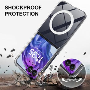 Con magnético a prueba de golpes claro suave TPU duro funda protectora trasera para <span class=keywords><strong>Motorola</strong></span> Moto <span class=keywords><strong>Razr</strong></span> 60 Pro 5G funda para teléfono móvil - Product Image 2