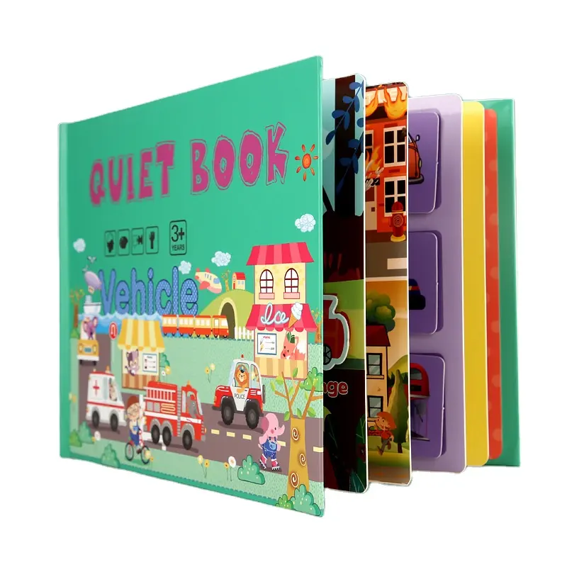 Ücretsiz örnek renkli kare meşgul kitaplar montessori eğitim bebekler için öğretim yardımcıları set gebraucht didact