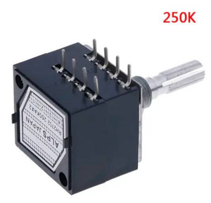 New Original Good Price <strong>ALPS</strong> Resistor Stepper Dual Volume <strong>27</strong> Potentiometer RH2702 250KA 100K 50K Index Type Potentiometer - Product Image 1