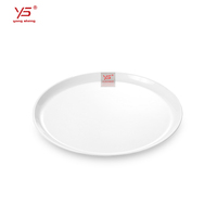 Assiette en céramique blanche de haute qualité pour restaurant et hôtel