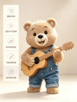 Jouets en peluche personnalisés, mascotte, peluche longue, tissu en coton, rembourrage en coton PP, animaux de fête, couleur personnalisée, peluches unisexes