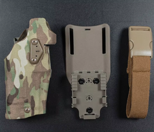 Tactische jachtholster voor GL17/GL19 met X300/X300U zaklamp Zwarte hoes 2 Tactische jachtholster hoes voor G - Product Image 6