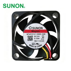 Ventilateur axial de refroidissement pour armoire et onduleur SUNON MF40101V1-1000C-G99, électrique, OEM/ODM, 40x40x10mm, 12VDC, 51mA, 0.72W, 7000RPM, 8.0CFM - Product Image 1