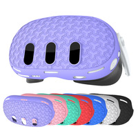 Accessoires de jeu pour une protection complète, étui de protection en silicone pour console VR, housse pour accessoires Meta Quest3