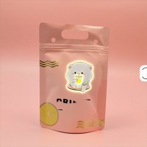 Bolsas verticales de papel de aluminio impresas personalizadas, seguras para alimentos y con cremallera resellable, ventana transparente para almacenamiento de especias, comida para mascotas <span class=keywords><strong>Frutera</strong></span> - Product Image 4