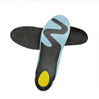 Semelles orthopédiques unisexes pour chaussures de sport, lot de 2 – Durables, écologiques, légères, hautement élastiques, coussinets souples pour les pieds, orthèses podologiques