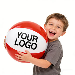 Ballon de plage gonflable en PVC personnalisé avec logo d'usine pour jeux aquatiques, balle rebondissante pour piscine et sports nautiques - Product Image 2