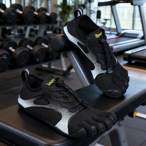Chaussures de fitness Spa Five Finger, dessus en mesh, semelle en caoutchouc, unisexe, été, entraînement, yoga, cross-training - Product Image 2