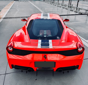 Para <span class=keywords><strong>Ferrari</strong></span> <span class=keywords><strong>458</strong></span> Italy Upgrade Body Kit Speciale Style Dry Carbon Fiber Parachoques trasero - Product Image 4