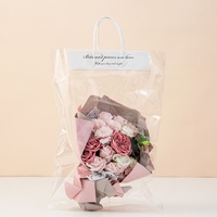 Tas Hadiah Oppo Kemasan Bunga Segar PVC Plastik Transparan Tas Buket Mainan Model 10