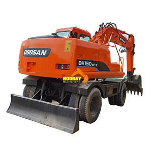 Excavadora de Ruedas Usada Doosan DH150 W-7, Maquinaria de Segunda Mano en Venta, en Buenas Condiciones, Directamente del Fabricante en China - Product Image 1