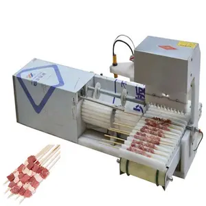 Mesin tusuk gigi otomatis, mesin pembuat tusuk gigi Stainless Steel untuk Bbq