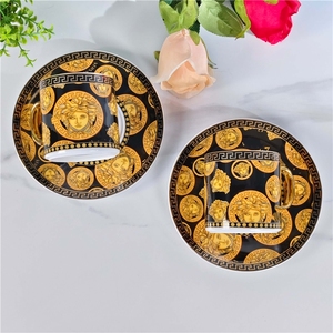 Light Luxury Retro Blue Leopard Print Slanted Mouth Exquisite Bone China Dishwasher & Microwave Safe Coffee Cup Home Office <b>Gift</b> - Product Image 5