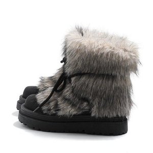 <span class=keywords><strong>Stivali</strong></span> da Neve <span class=keywords><strong>Invernali</strong></span> Comodi e Antiscivolo a Metà Polpaccio con Punta Rotonda per <span class=keywords><strong>Donna</strong></span>, Autunno/Inverno 2026, Piattaforma Spessa in Peluche con Fodera in Pelliccia Sintetica - Product Image 5